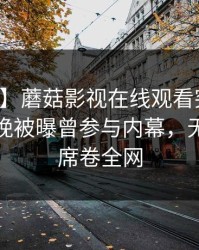 【爆料】蘑菇影视在线观看突发:网红在昨晚被曝曾参与内幕,无法置信席卷全网